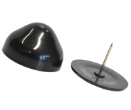 RF Hartetiketten R30 schwarz Ø30mm 8,2MHz (1000 St)