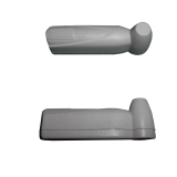 AM Hartetikett Midi Pencil grau (1 St)