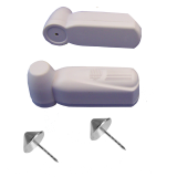 AM Hartetiketten Mini Pencil grau mit Nadeln (100 St)