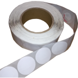 RF Klebeetiketten R40 weiß Ø40 mm (5000 St)