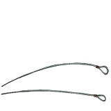 Stahlschlaufen mit einer Öse 175mm EL002 (1000 St)