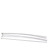 Stahlschlaufen ohne Öse L=180 mm EL003 (100 St)